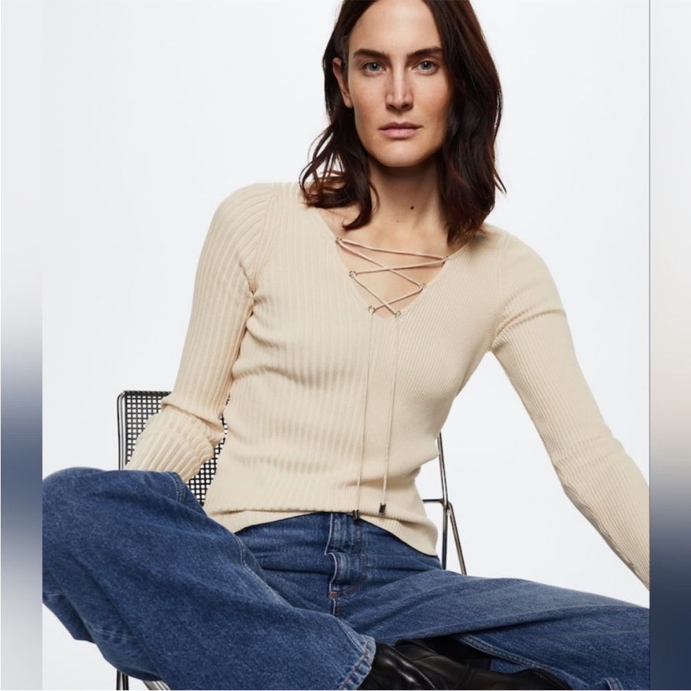 MANGO Long Sleeve Top